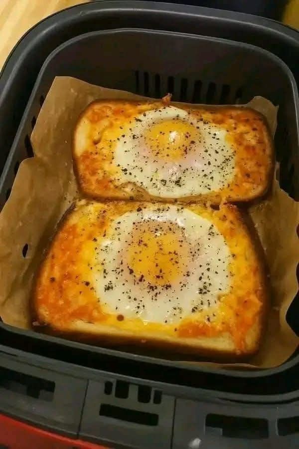 Air Fryer Egg Toast