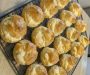 Homemade Bakery Style Vanilla  Cream puffs