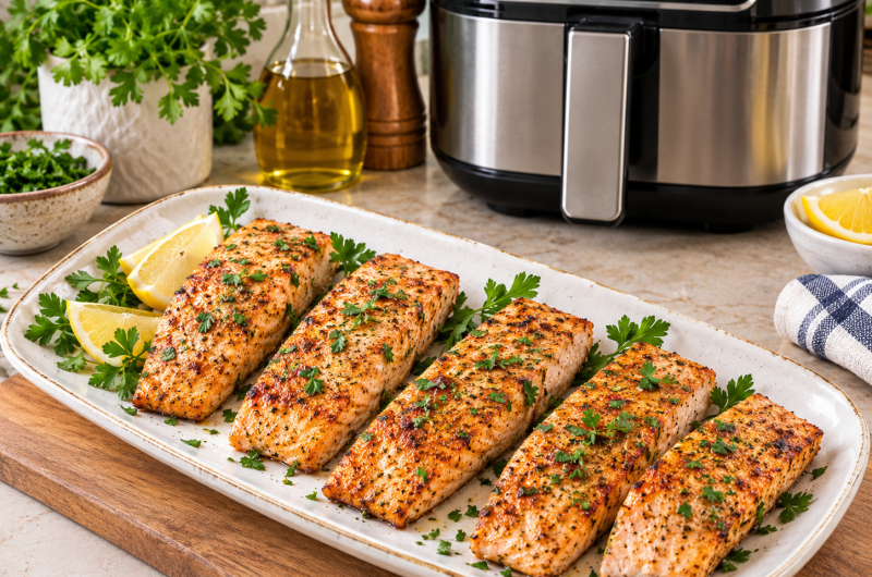 Air Fryer Salmon