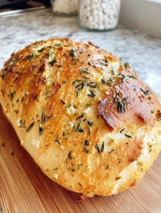 Air Fryer No Knead Bread