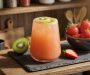 Healthy Strawberry Kiwi Cortisol Cocktail
